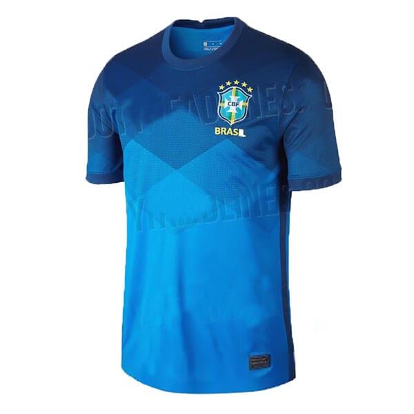 Tailandia Camiseta Brasil Segunda equipo 2020 Azul